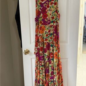 NATURAL LIFE Colorful Floral Maxi Dress